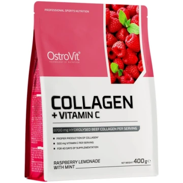 OSTROVIT kolagēns + C vitamīns - aveņu limonādes g