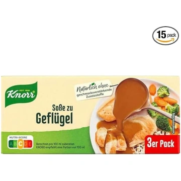 Knorr mērce mājputniem – pilnīga garša bez garšas 