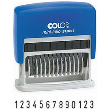 Zīmogs COLOP numerators S120/13 Mini-Folio 03(cipa