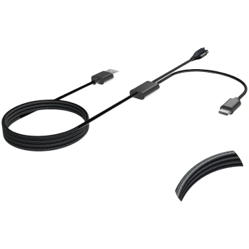 Tactical USB Charging 2in1 USB-C Uzlādes kabelis p