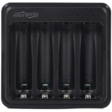 Bateriju lādētājs Gembird USB 4-slot for AA/ AAA B