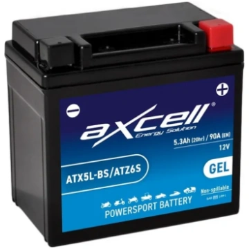 GEL 5Ah 90A -/+ 12V 113x70x105mm Auto akumulatori 