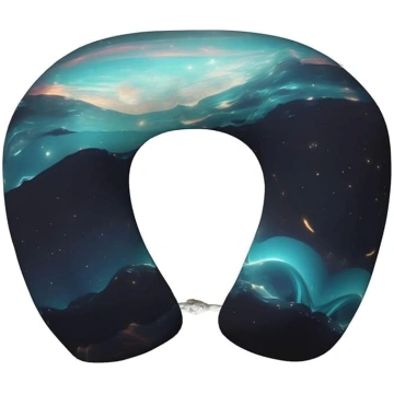 Science Fiction Stars Memory Foam ceļojuma spilven