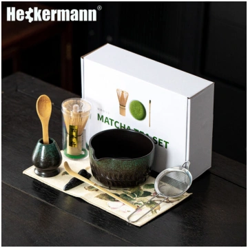 Matcha tējas komplekts Heckermann Takumi 8in1 kera