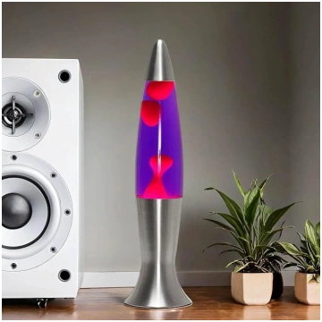 Easylight Angelina Lava Lamp Alumīnija lampa sudra