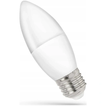 LED sveces spuldze Wojnarowscy E27 230V 8W dzidri 