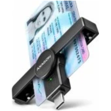 Axagon Foldable pocket USB-C contact Smart/ ID car