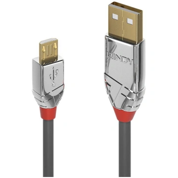 Lindy USB 2.0 Type A/Micro-B Chrome Line M/M 5m 36