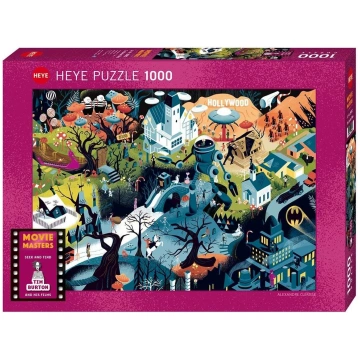 Heye Puzzle 1000 Filmy Tima Butrona