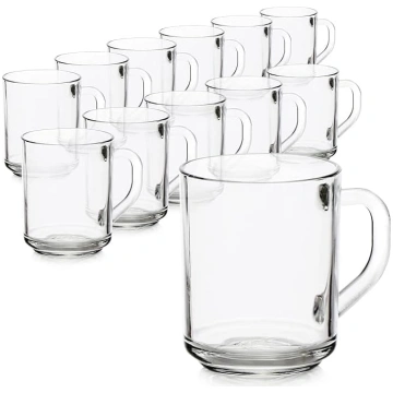 com-four® 12 x tējas glāzes, dzeramās glāzes ar ro