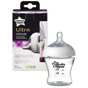 TOMMEE TIPPEE ULTRA pudelīte 150ml ar silikona knu