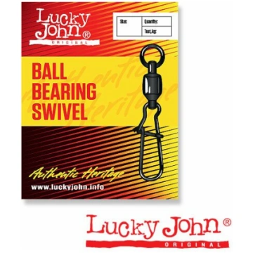 Karabīne ar griezuli Lucky John BALL BEARING SWIVE
