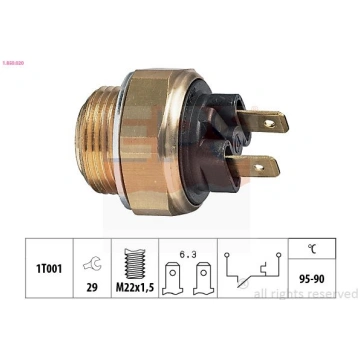 Termoslēdzis, Radiatora ventilators EPS 1.850.020