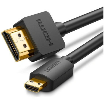 UGREEN HD127 Micro HDMI - HDMI Cable 4K 3D 3m (bla