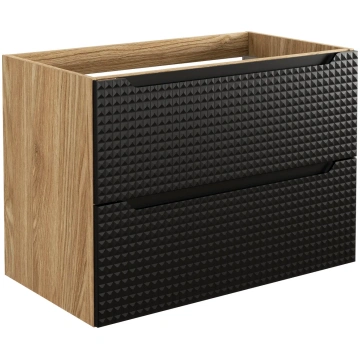 Vannas skapītis COMAD Luxor Black 82-90-2S. melns