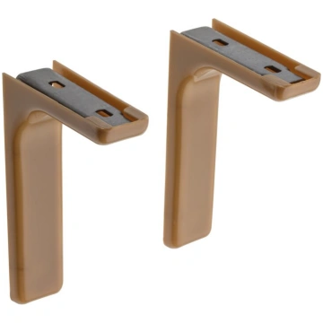 Plaukta atbalsts 24 cm melns WB-WS-24-020