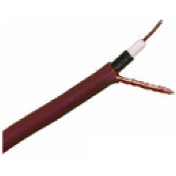 Evidence Audio Monorail Cable, 1 Foot, Burgundy