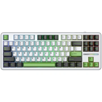 Aula Tastatūras blīve f87 thunder black graywoodv3