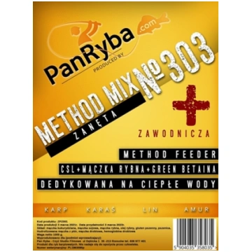 Pan Ryba Zanta Method Feeder 303 + Zawodnicza Pan 