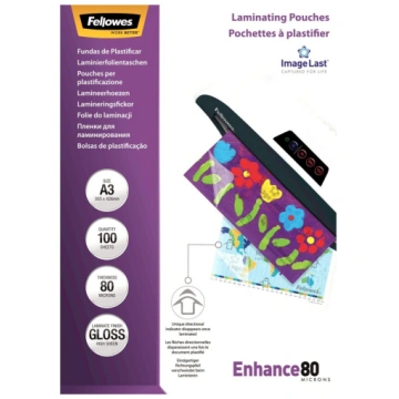 Laminēšanas kabata FELLOWES 80mkr A3