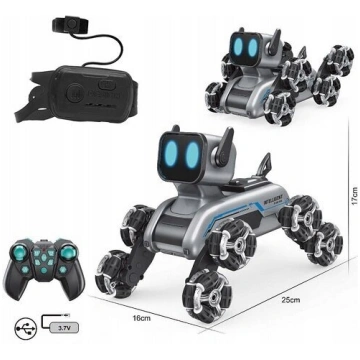 Tālvadības robotsuns 8WD ar žestu kontrolieri Nav 