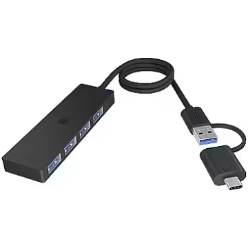 Raidsonic IB-HUB1424-C3 - mit USB 3.2 Gen 1 Type-C