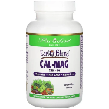 Paradise Herbs, Earth's Blend, Cal-Mag Zinc +