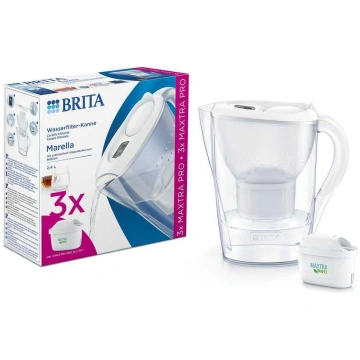 Filtravimo indas BRITA MARELLA 2.4 l baltas + 3 Ma