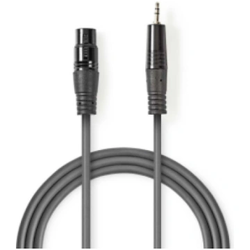 Kabelis Nedis XLR M - 3.5mm M 1.5m