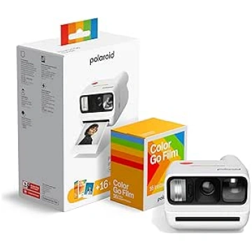Polaroid - Bundle Instant Camera Go Gen 3 White + 