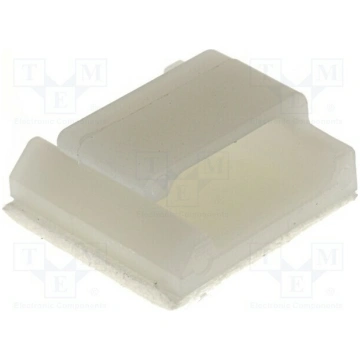 Self-adhesive cable holder; polyamide; natural; Ca