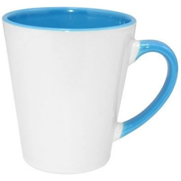sublimācijas krūze apdrukai Latte light blue BestS