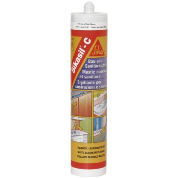 SIKASIL-C silikona mastika caurspīdīga 300ml Autok