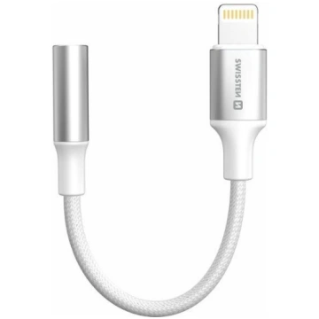 Swissten Textile Lightning uz 3.5mm Audio Adapteri