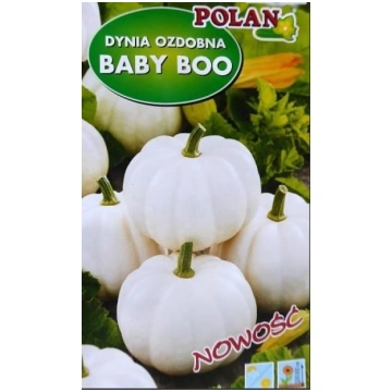 Ķirbis dekoratīvs Baby Boo 1,5g P, Polan Polija, S