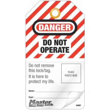 S90010 | Custom Sign (305 x 203 mm) Master Lock