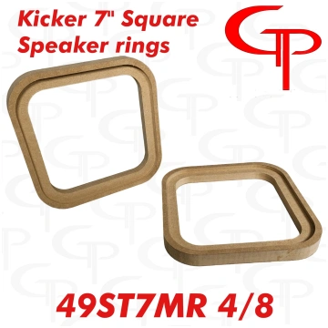 Flush Mount Kicker 7" inch 49ST7MR Speaker Rings G
