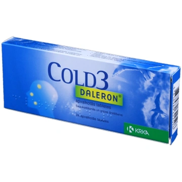 DALERON COLD 3 tabletes, 24 gab