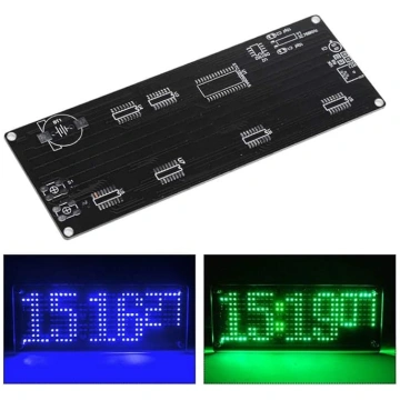 Garsent komplekts LED pulkstenis, 5 V digitālais e