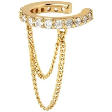 CLAIRE ✧ Ear Cuff SILVER 925/Gold BELLAETEREA