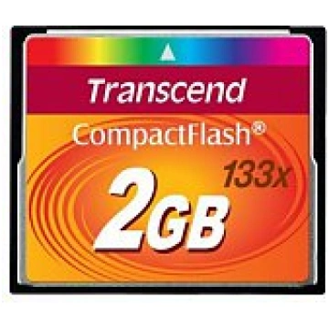 Transcend Compact Flash Card 133X/ 2GB Class 10 at