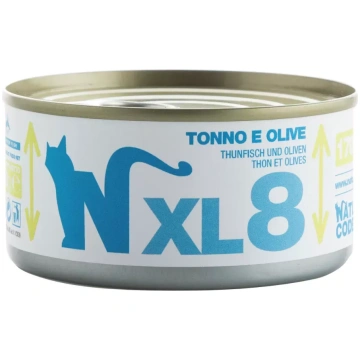 Natural Code XL 8 Tuncis un olīvas, 170g