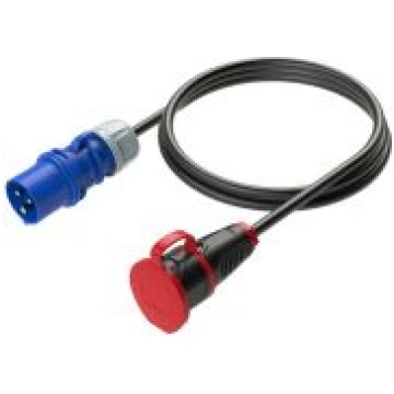 Adapteris: Kontaktligzda 16A 250V / Spraudnis 3x16