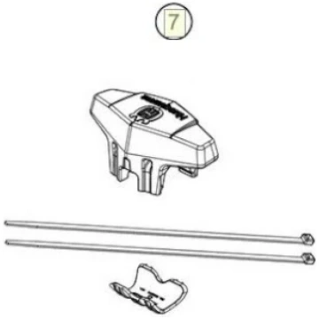 HUSQVARNA stūres polsteris TC 50/65 "20-"23