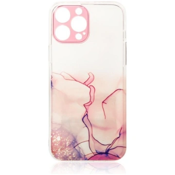 Hurtel Marble Case paredzēts iPhone 12, rozā