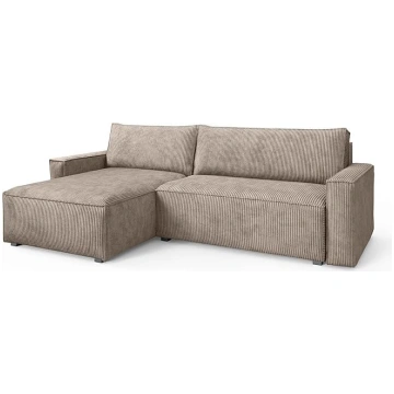 Masseno BESMIR Corner Sofa with Sleep Function, L-