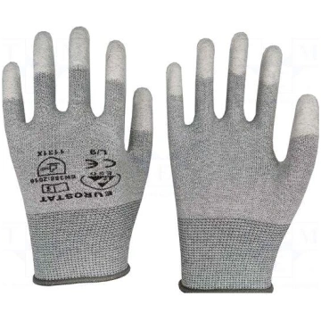 Cleanroom acces: protective gloves | grey | S | IS