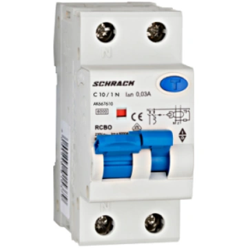 Kombinētais noplūdes automātslēdzis MCB/RCD (RCBO)