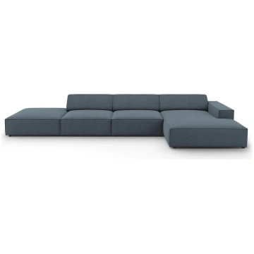 Stūra dīvāns Micadoni Home Jodie 5 Seats, zila krā