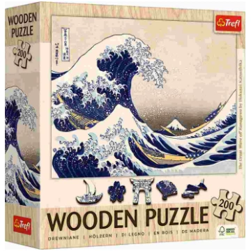 Puzzle The Great Wave of Kanagawa by Hokusai woode
